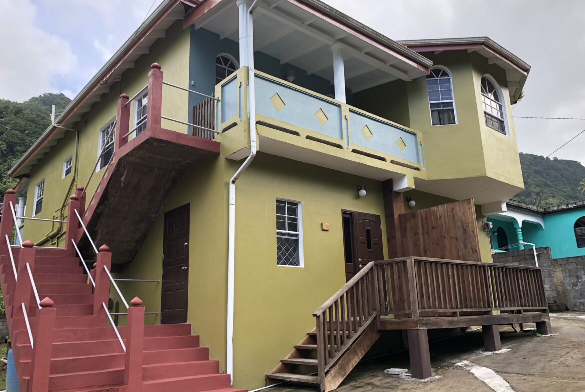 House For Sale in Soufriere St Lucia with 2 Apartments
