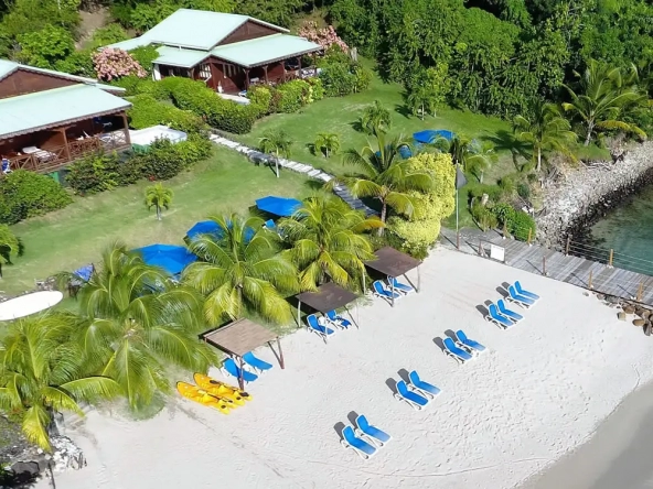 st lucia beach fron hotel for sale
