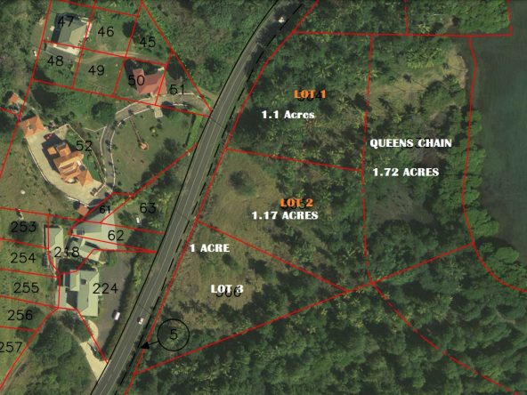 Waterfront Lots For Sale in St Lucia