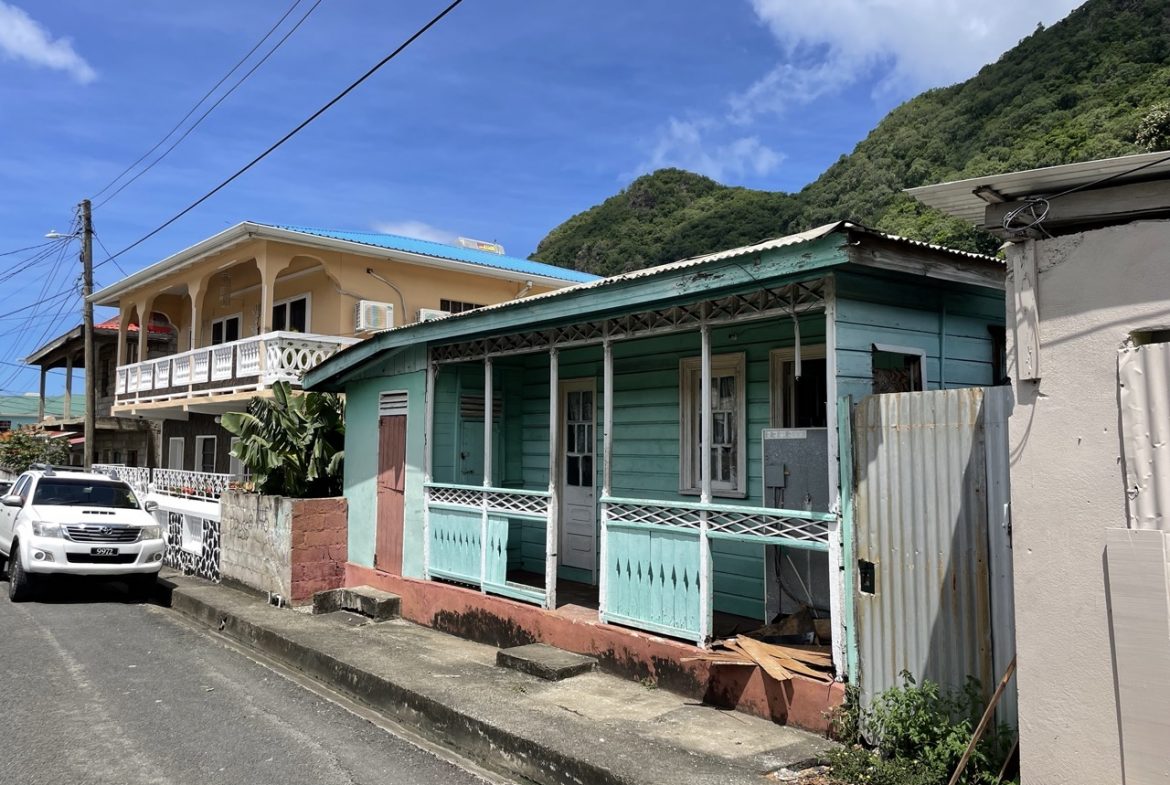 soufriere fixer upper wooden houses for sale
