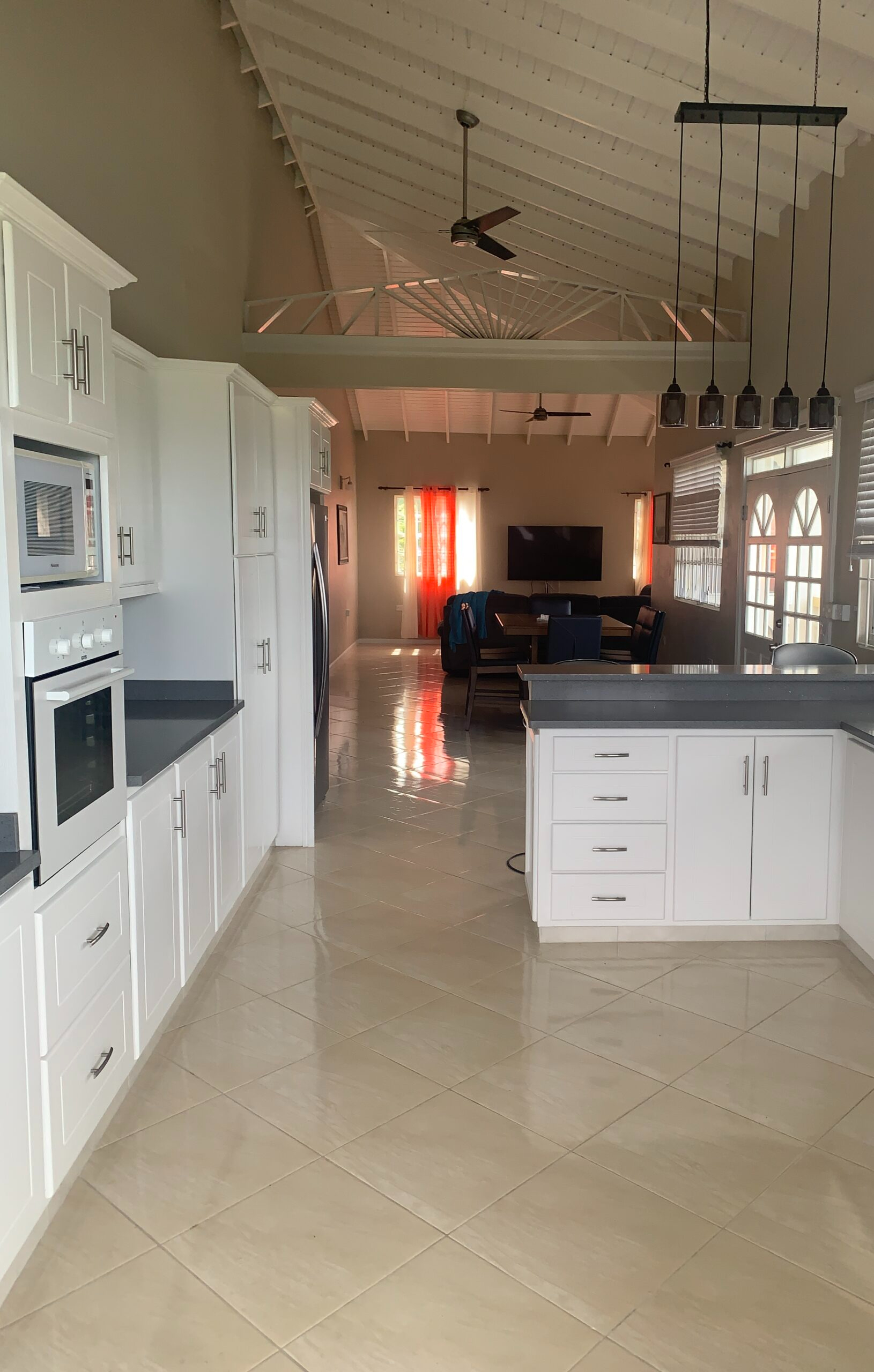 Apartment For Rent In Beausejour st lucia kitchen stove