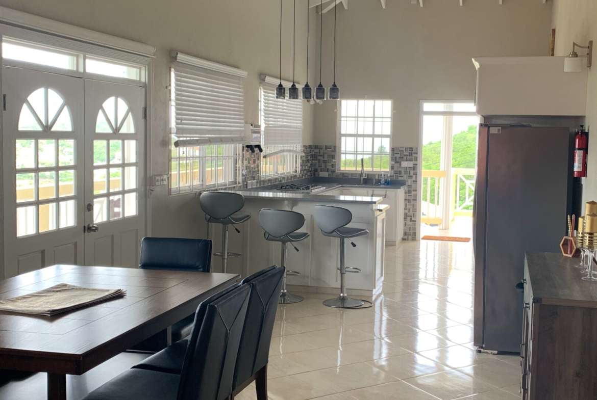 Apartment For Rent In Beausejour st lucia kitchen