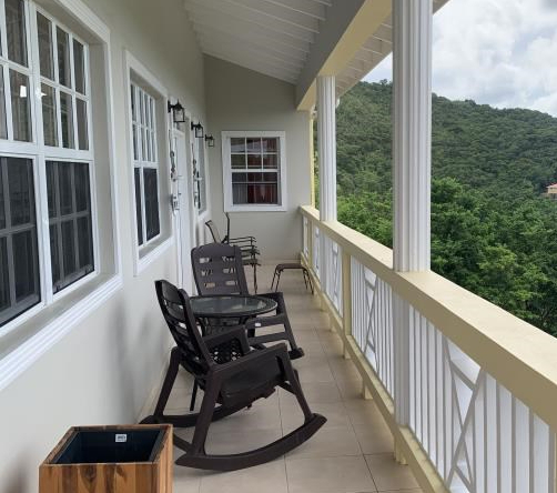 Apartment For Rent In Beausejour st lucia balcony