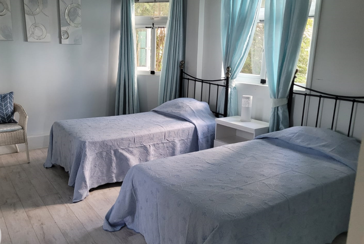 Villa For Rent In Cas en Bas st lucia double bed