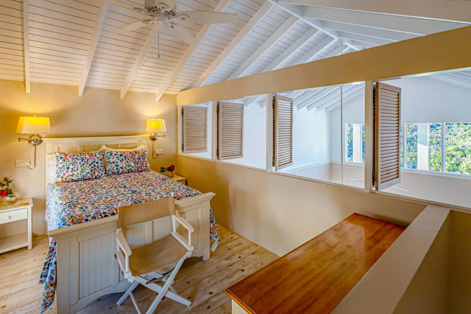 4 Bed Villa For Sale in Marigot Bay St Lucia real estate double bed