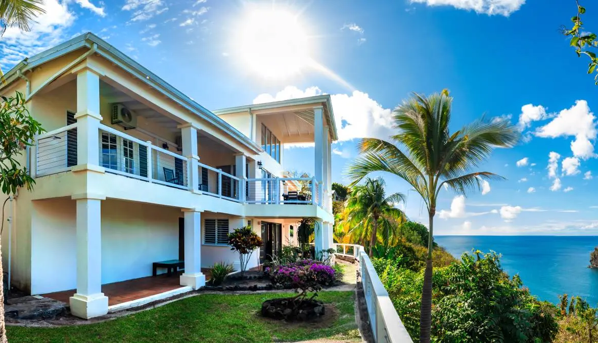 4 Bed Villa For Sale in Marigot Bay St Lucia house