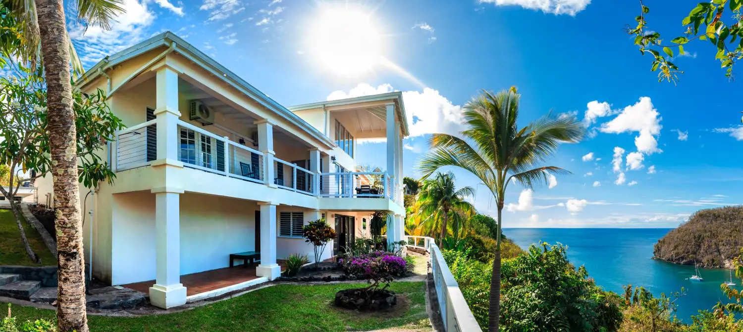 4 Bed Villa For Sale in Marigot Bay St Lucia house