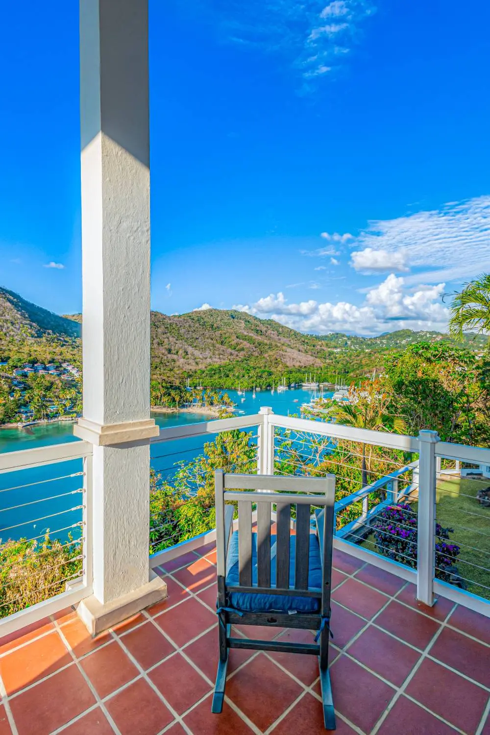 4 Bed Villa For Sale in Marigot Bay St Lucia chair