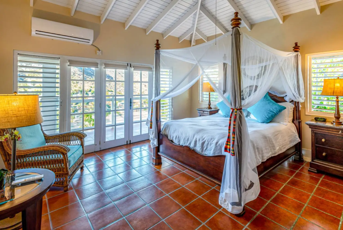 4 Bed Villa For Sale in Marigot Bay St Lucia real estate bedroom